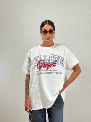 T-shirt PIZZO SHINE COLLEGE C200
