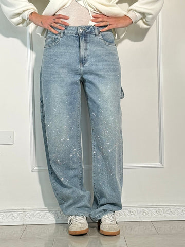 Jeans NEW BALOON CARPENTER SHINE DENIM