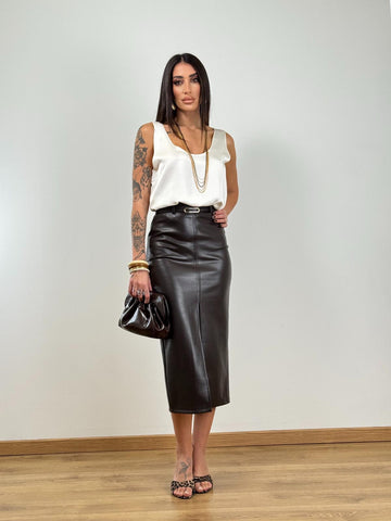 Longuette Ecopelle caffè 8382