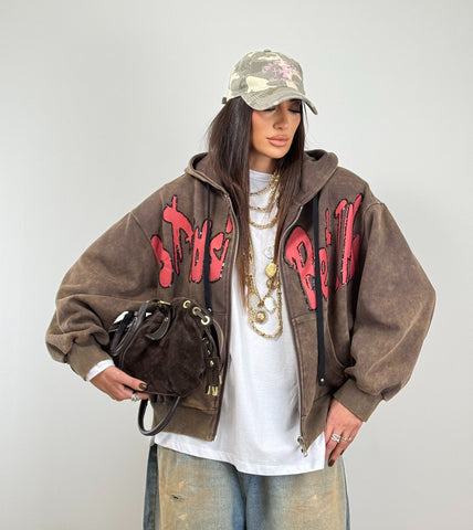 Felpa DORAEMON MARRONE W12050