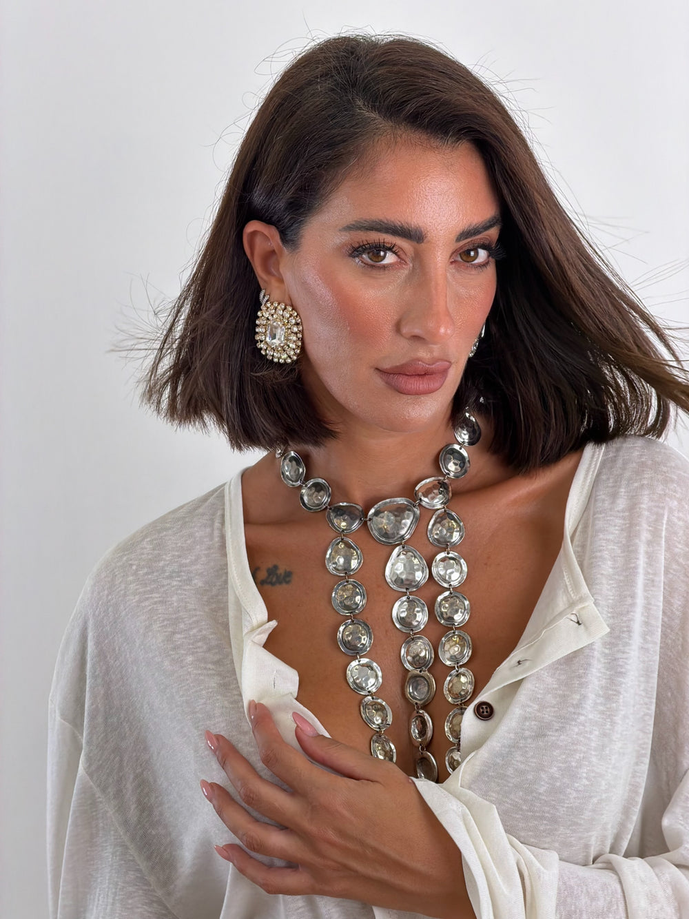 Collana Cascata argento