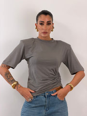 T-shirt Just West Grey W990