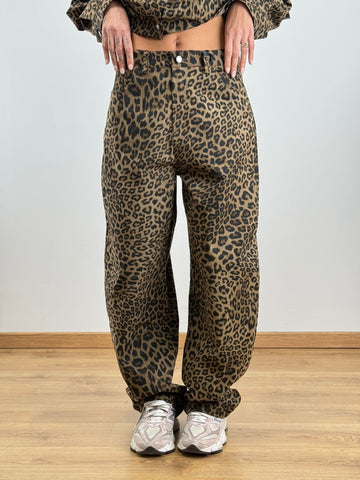 Pntalone LUMINA BALLOON ANIMALIER 3673