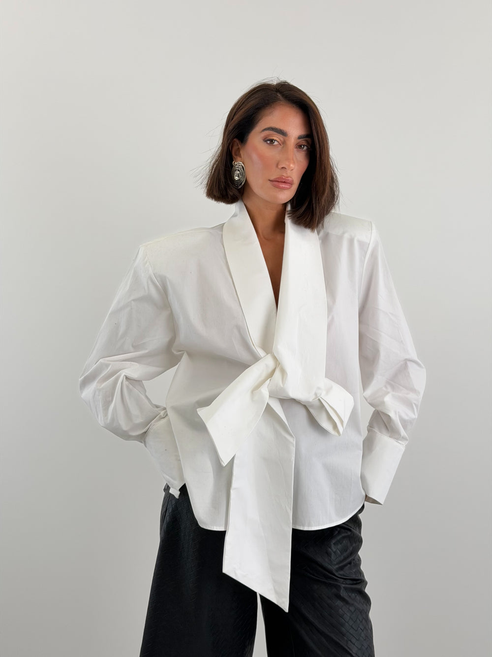 Camicia Selena bianca 1989