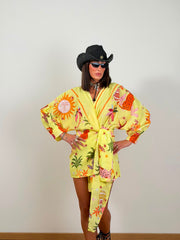 Abito Tropical Giallo 740