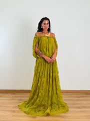 Abito Green Romance R15693