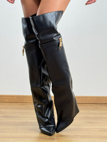 Stivale NERO ALTO K6