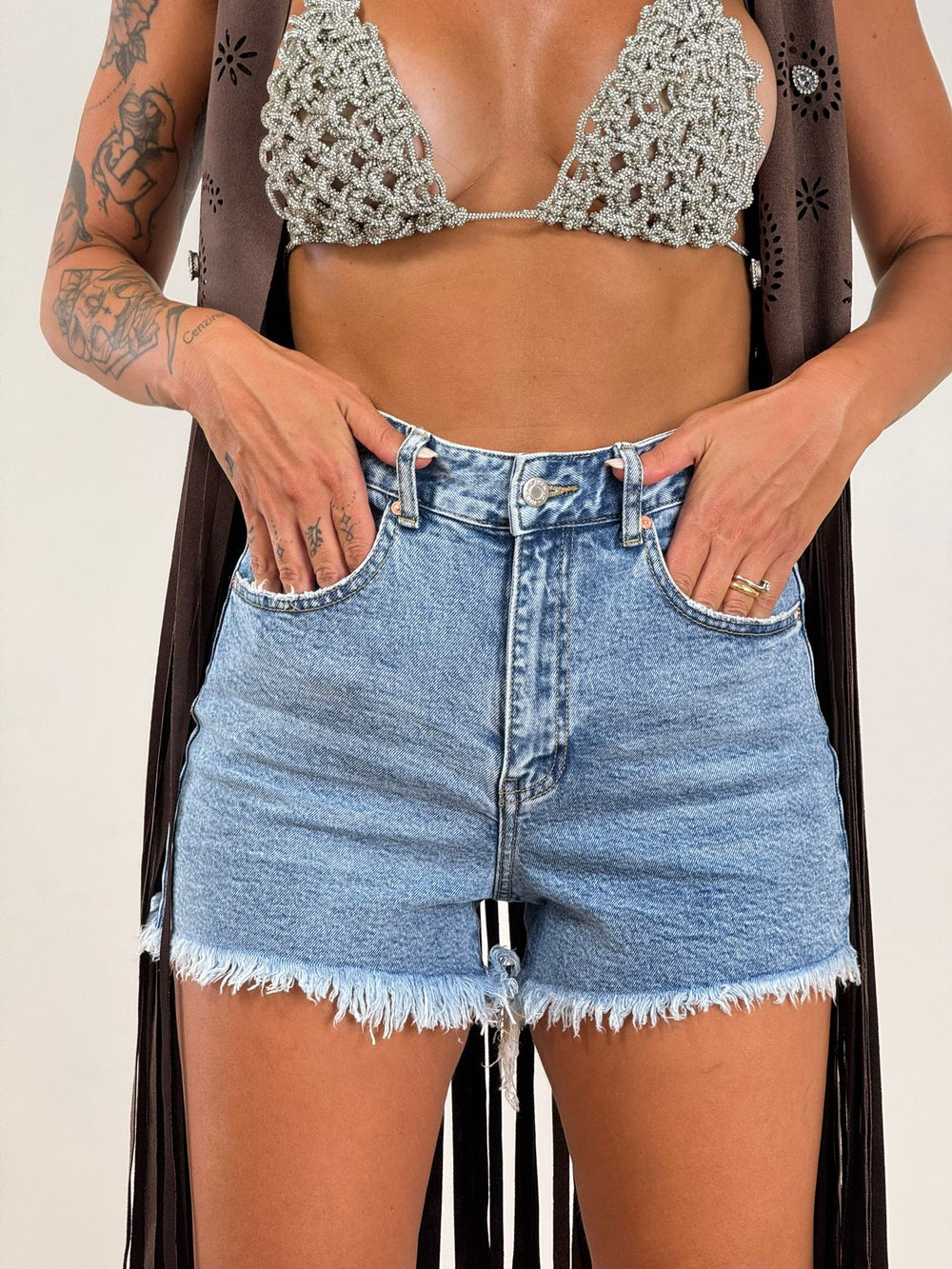 Shorts DENIM HIGH h7000-1
