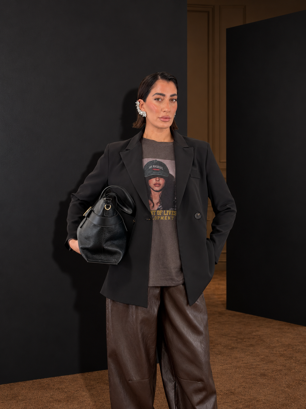 Blazer Doppiopetto Metropolitan nero G5225-09