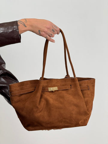 BORSA MOON SCAMOSCIATA CAMEL 2314