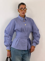 Camicia evita azzurra 33361