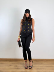 Pantaloni Smart Black 9001.