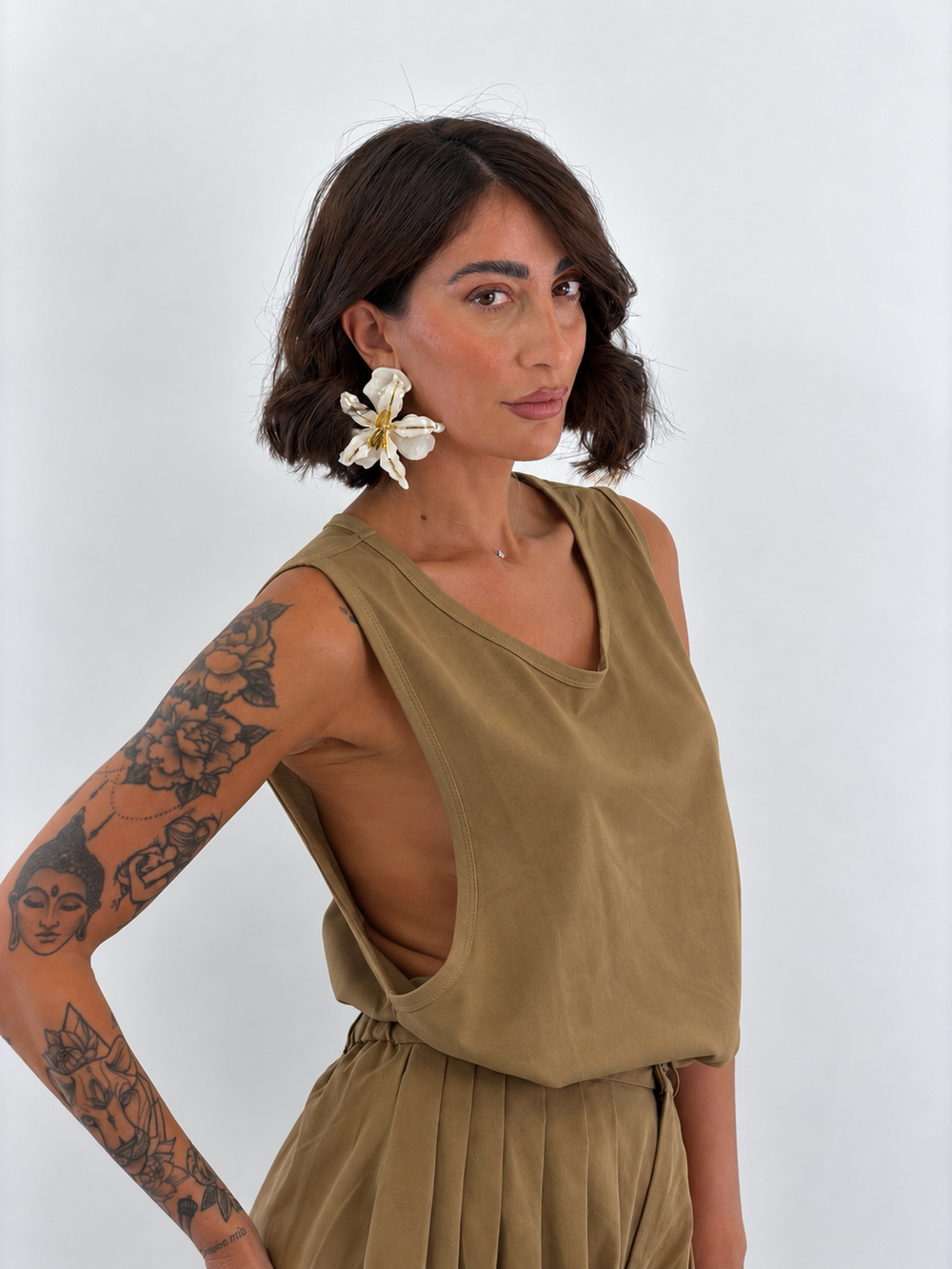 Canotta Boxy Taupe 59398