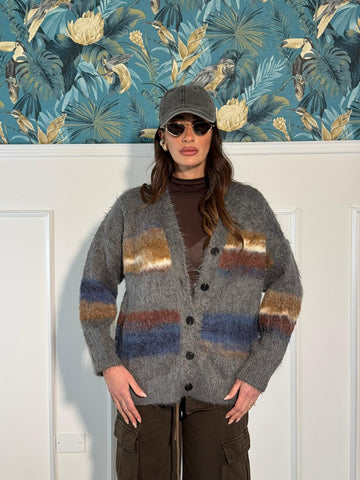 CARDIGAN SOFTY GRIGIO SCURO