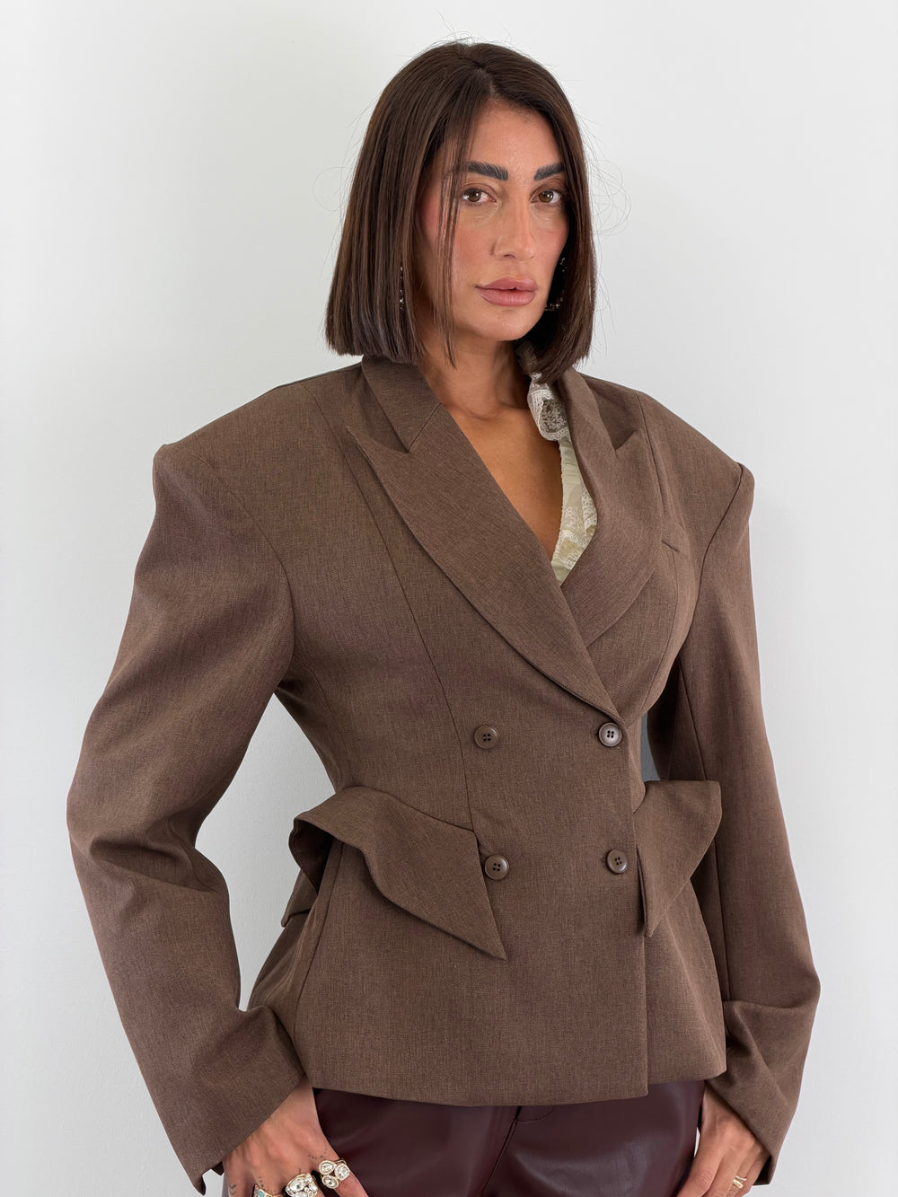 Giacca Clessidra Choco 2601