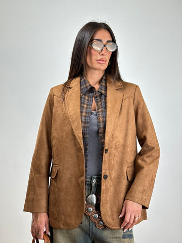 Giacca SCAMOSCIATA3416