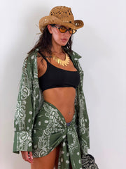 Coordinato Bandana Verde 81558/60176