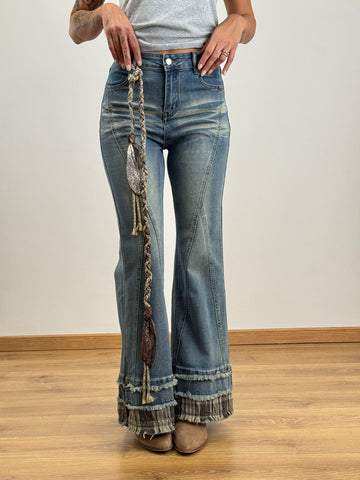 Jeans ZAMPA TRECCIA A0125