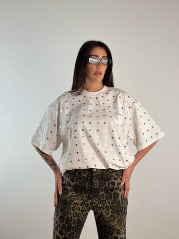 Maglia LUMINA MIRROR BIANCA