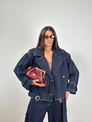 Chiodo over denim H3939