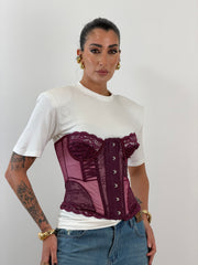 Corsetto bordó 6901