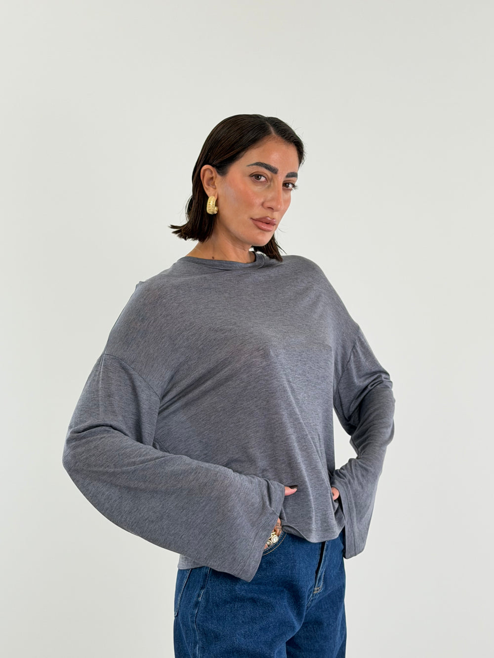 Maglia Basic Grigia 155