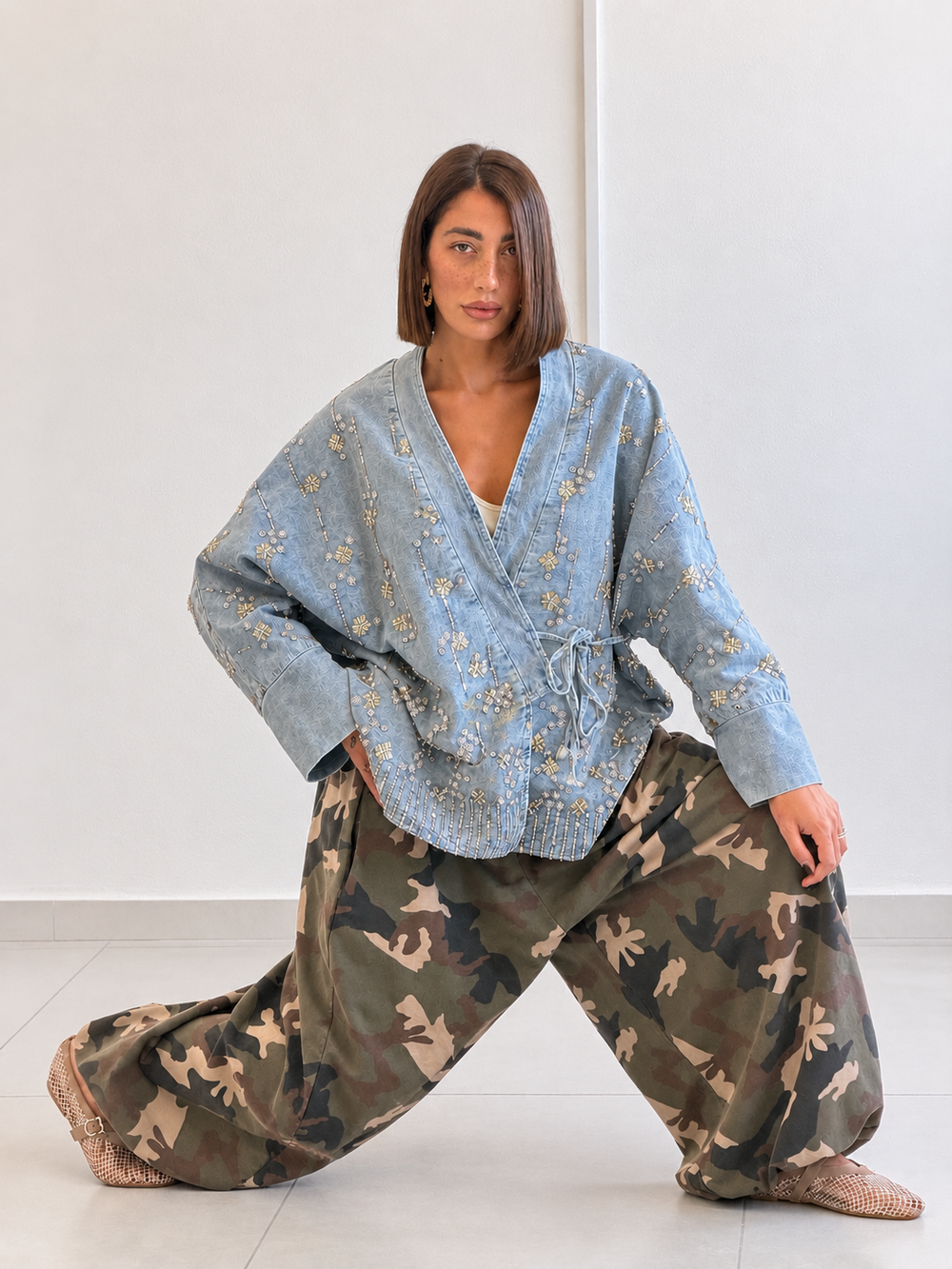 Pantalone Harem Camouflage 35960