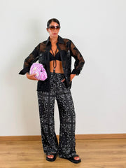 Pantalone BANDANA BLACK 006414