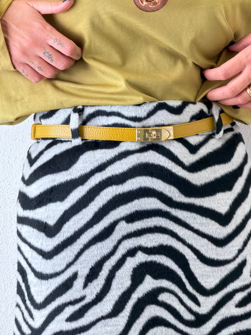 Cintura Chic Giallo Ocra