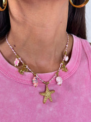 Collana COTONE STELLA MARINA VARI COLORI