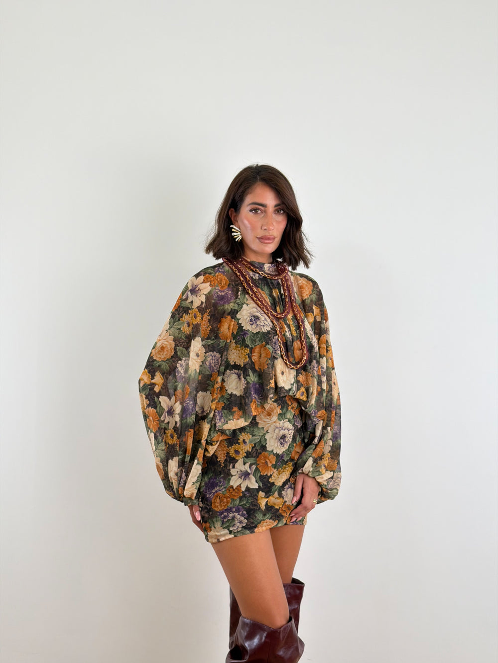Abito Lumina Autumn flowers 6150