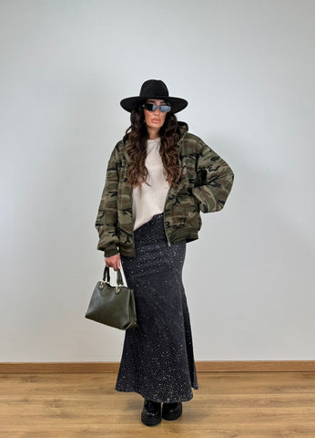 GONNA SIRENA JEANS DARK GREY H3622