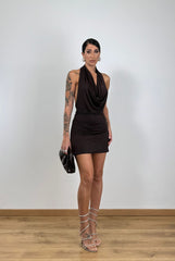 Abito SCIALLATO MARRONE 23476