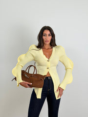 Cardigan Onda Giallo 7827