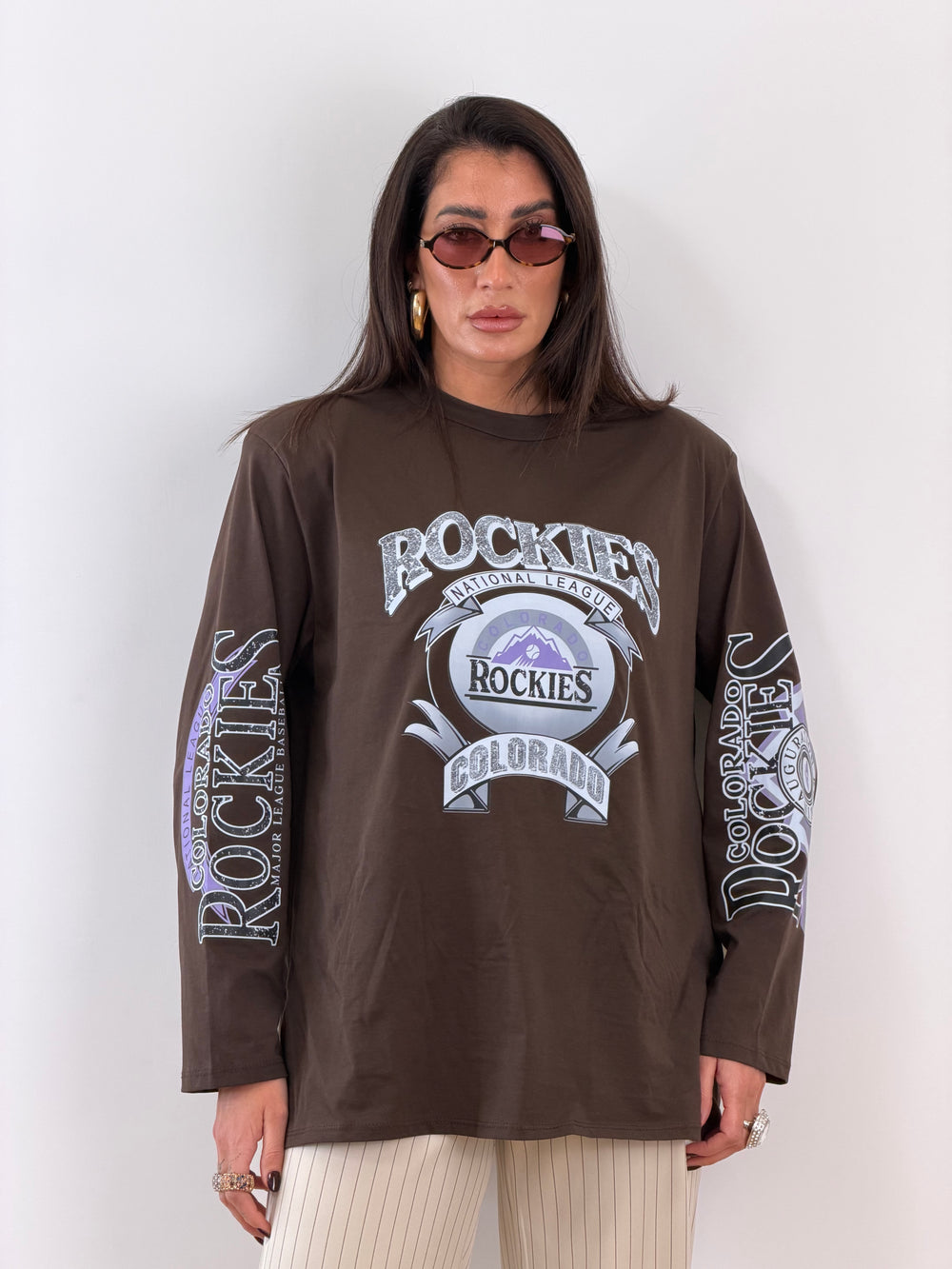 T-shirt Rockies Marrone 793.
