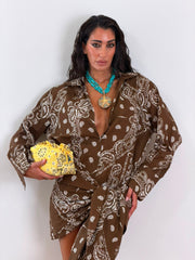 Coordinato Bandana Marrone 81558/60176