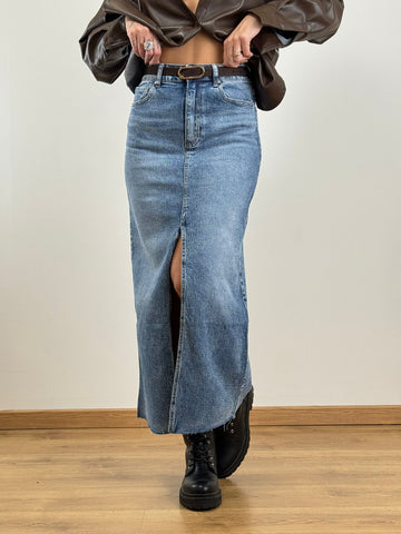 Gonna Longuette jeans h3132