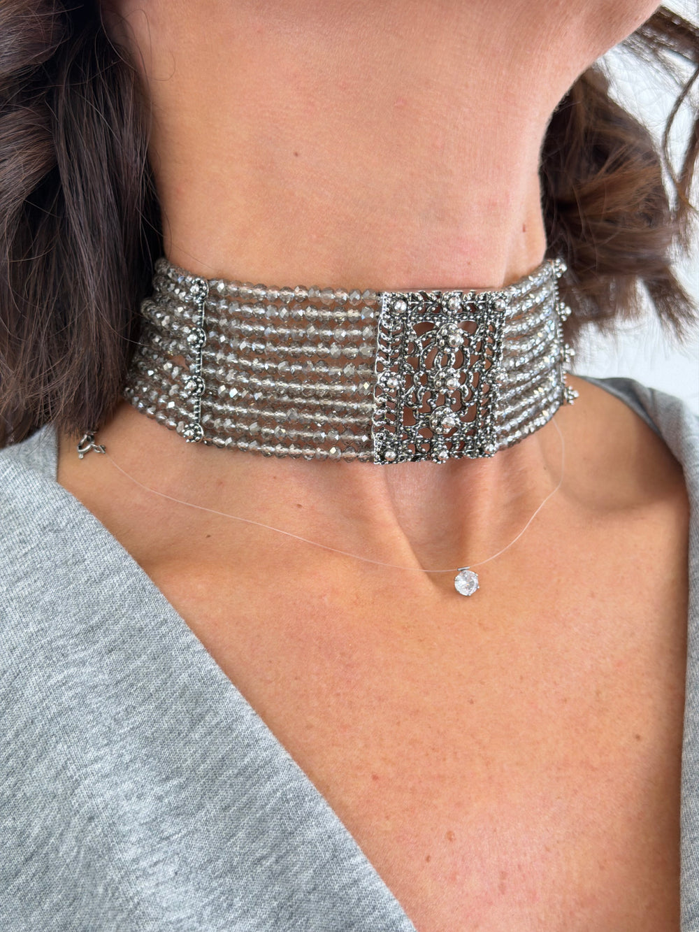 Collana Tessiture Silver