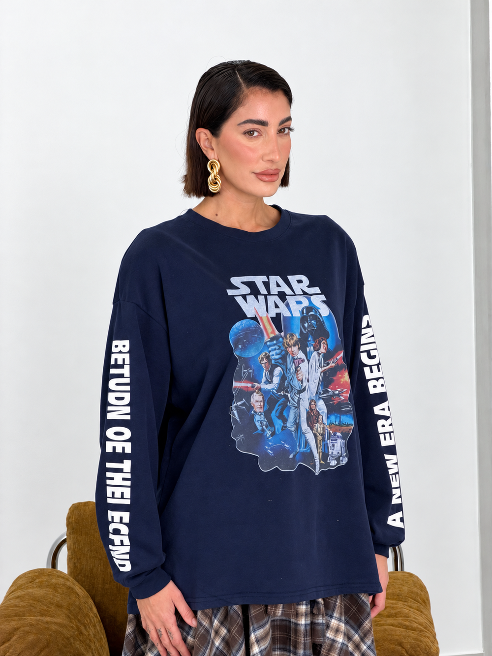 Felpa STAR WARS BLU W60421
