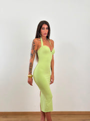 Abito CINDY VERDE ACIDO 20399