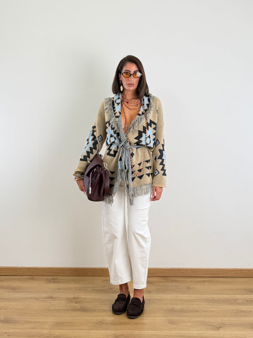 Jeans denim bianco P16116