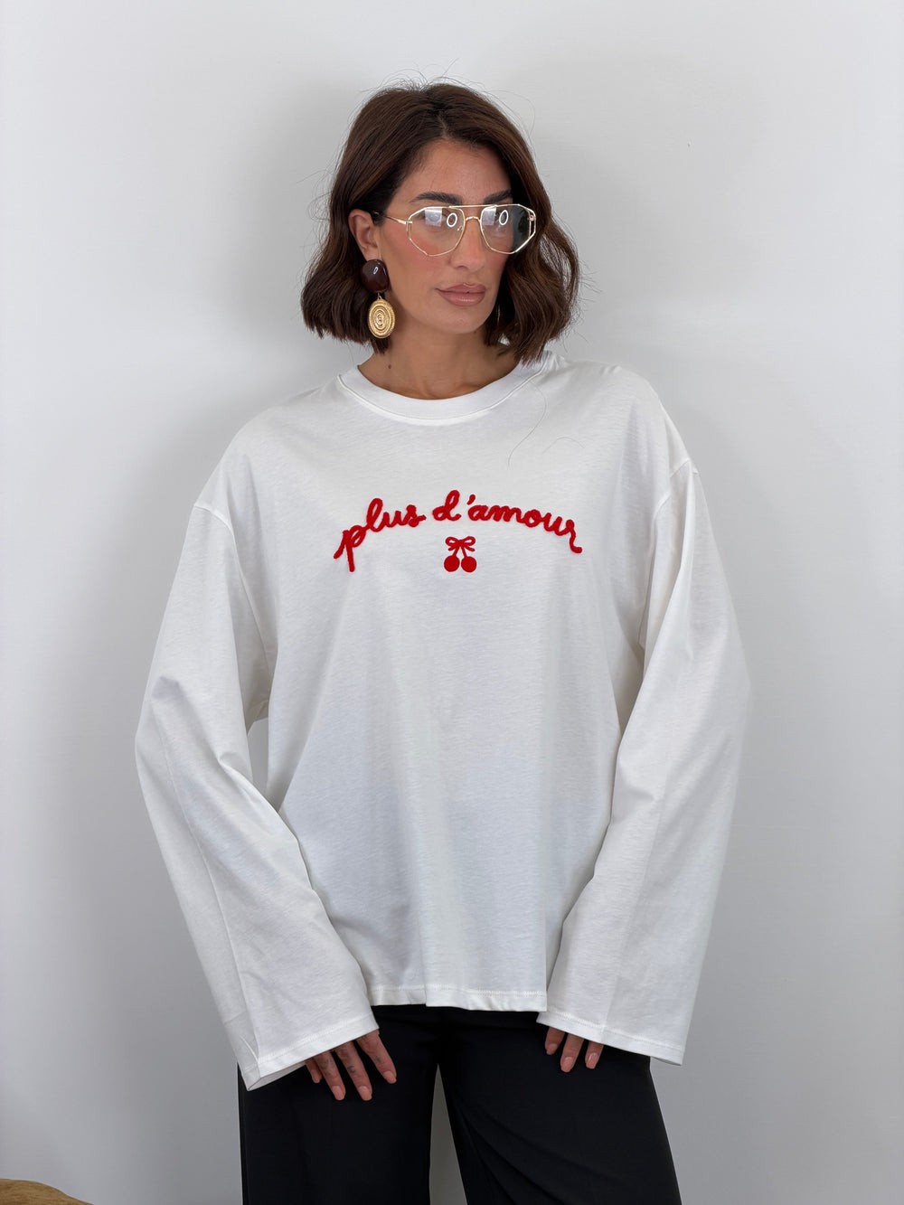 Maglia Plus D'Amour Panna Lumina LD6393