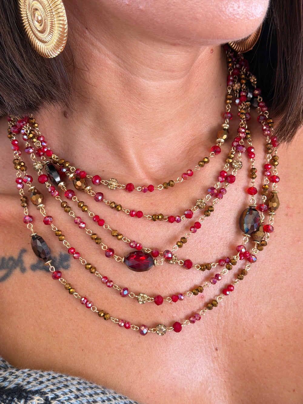 Collana Shiraz corta 5238