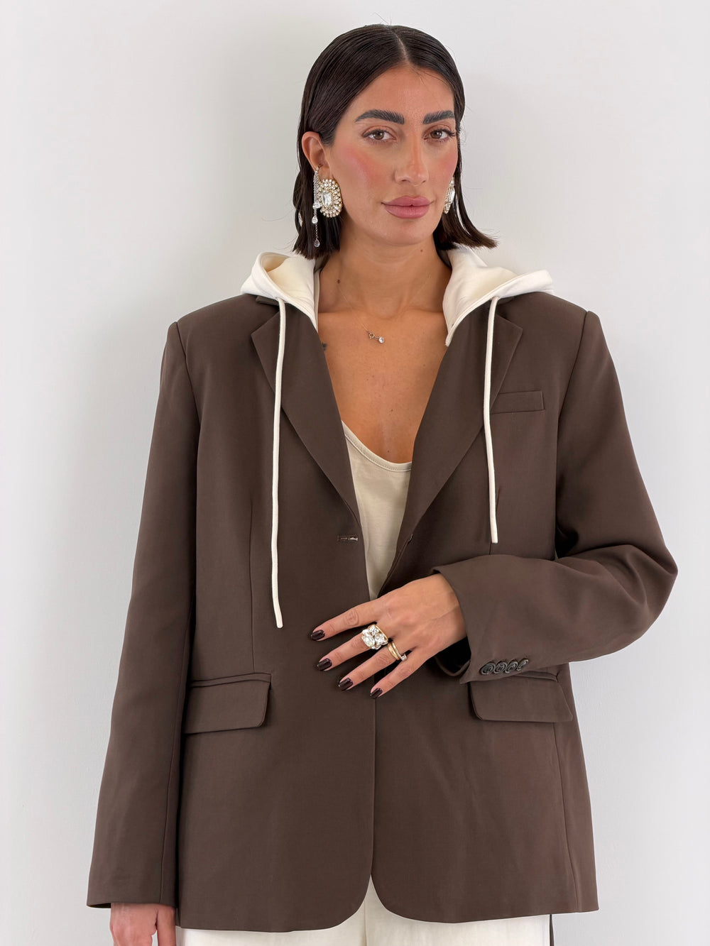 Giacca Combo Lumina Marrone 260676