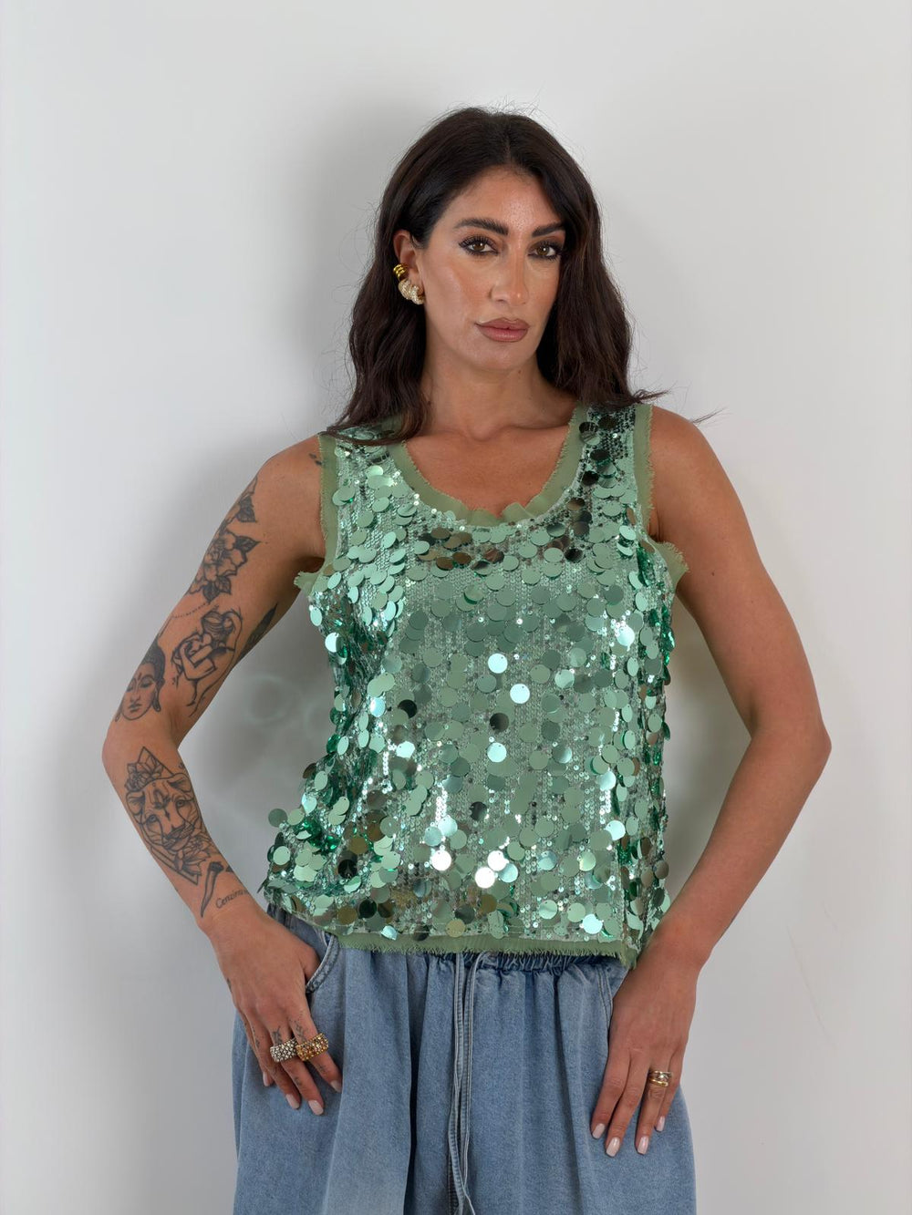 Canotta Disco Mint 40189