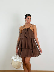Abito Balze Marrone 66935