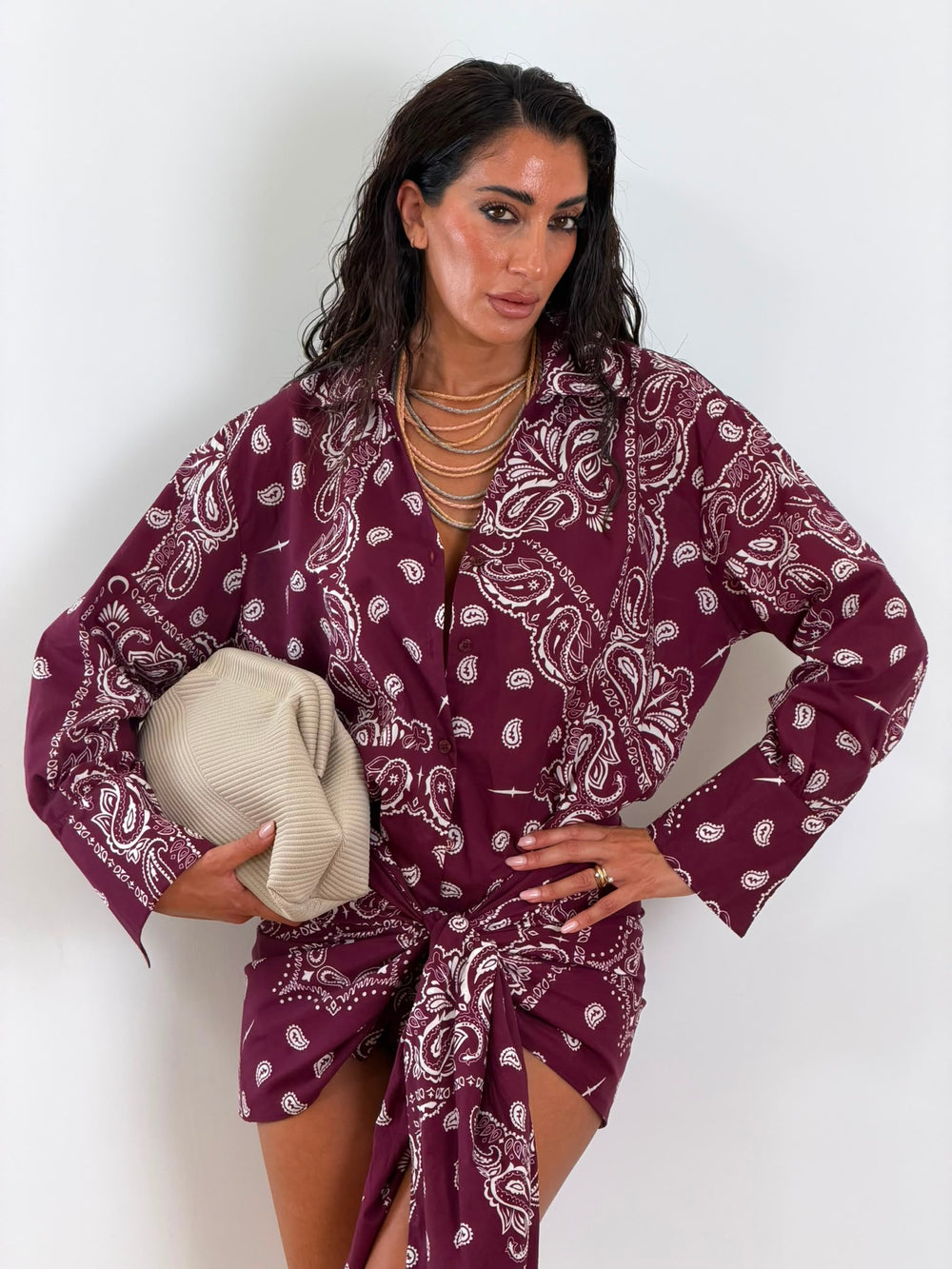 Coordinato Bandana Wine 81558/60176