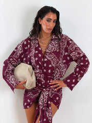 Coordinato Bandana Wine 81558/60176
