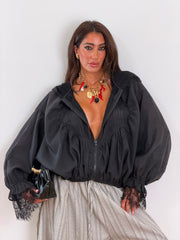 Bomber PIZZO BLACK 15391