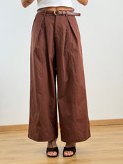 Pantaloni Outline Terracotta 5704